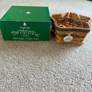 Longaberger 2001 twinkle twinkle basket